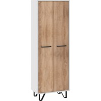 Skapis BOSS 2D Balts/Gaišais ozols
